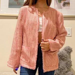 Pink Tweed Jacket